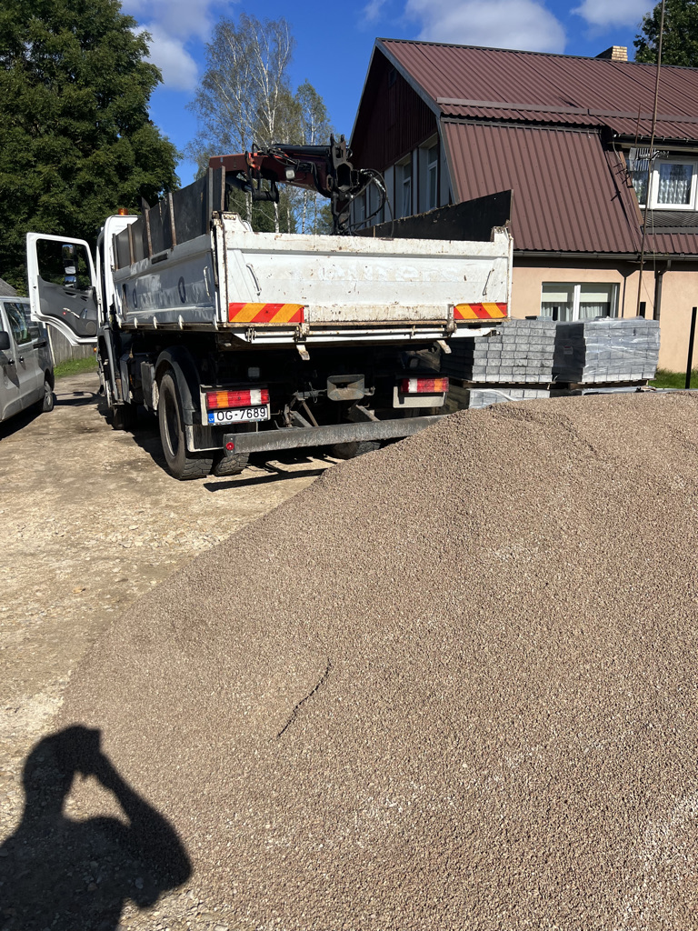 Dolomīta šķembas piegāde Rīgā